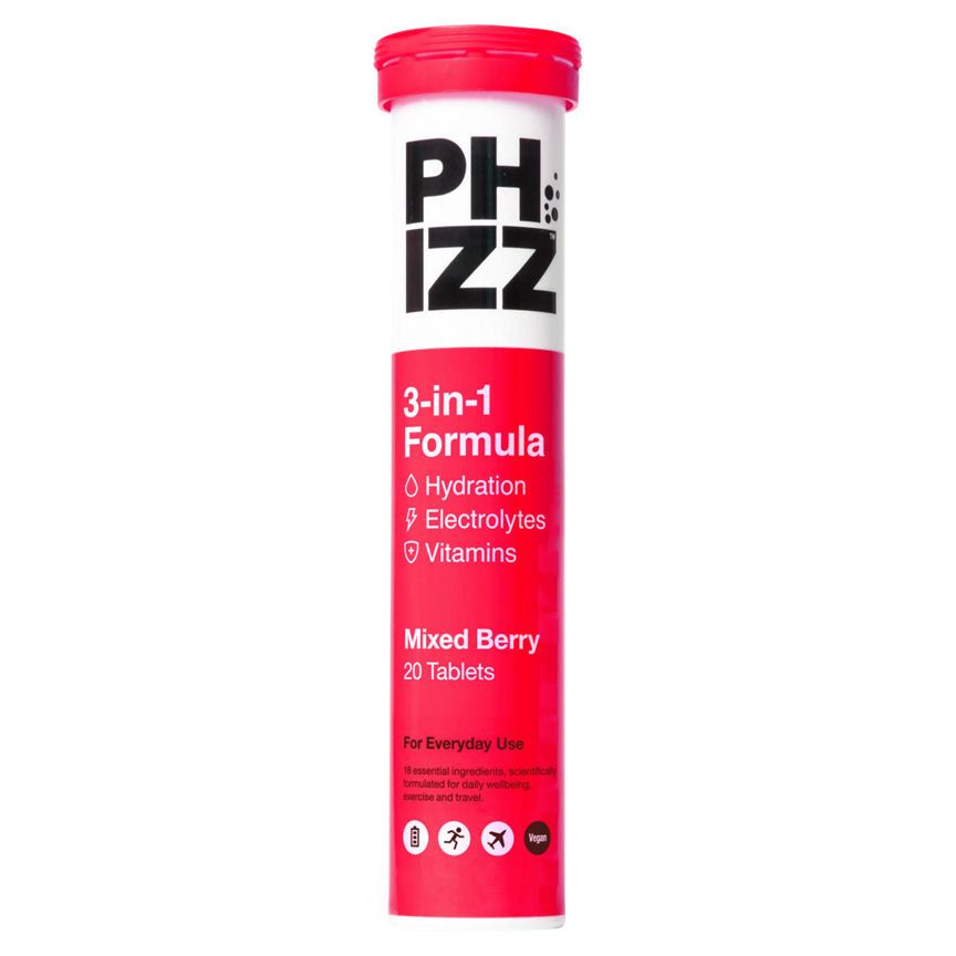 Phizz Mixed Berry 20 Tablets 80g GOODS ASDA   