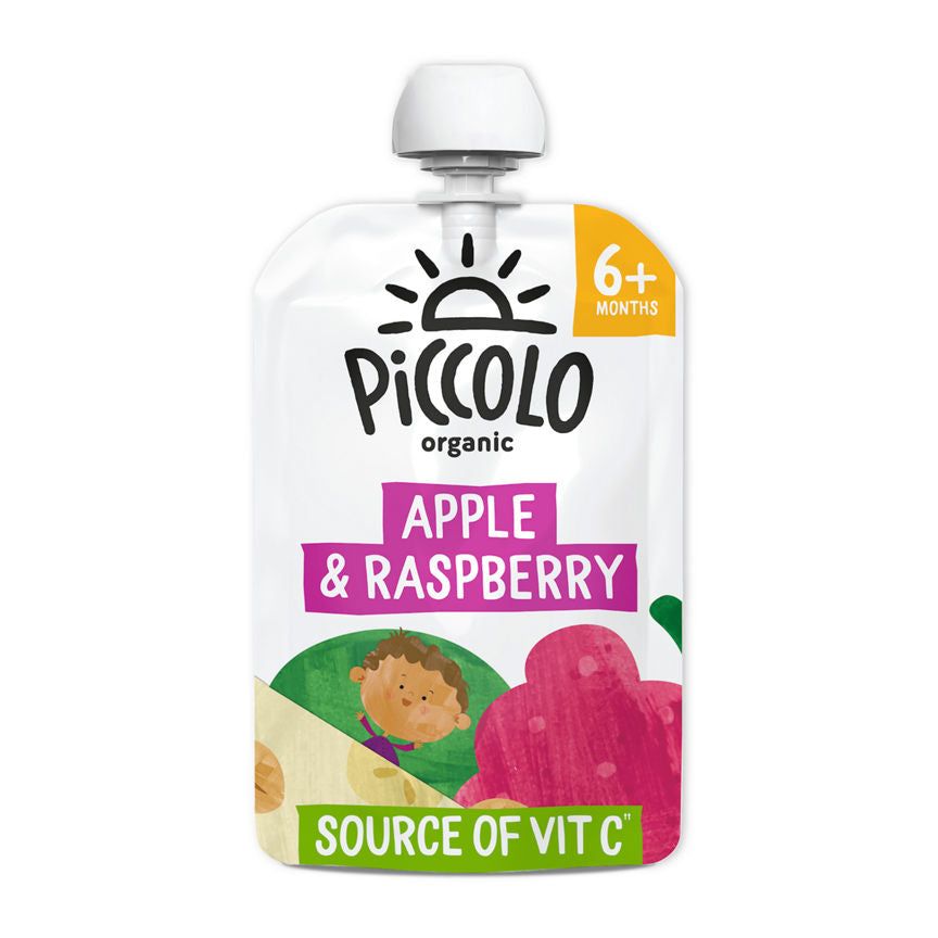 Piccolo Organic Apple & Raspberry 100g 6 Months+