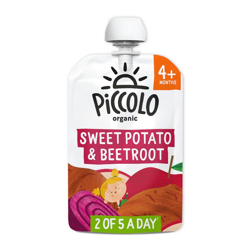 Piccolo Organic Sweet Potato, Beetroot, Pear & Apple 4 Months+