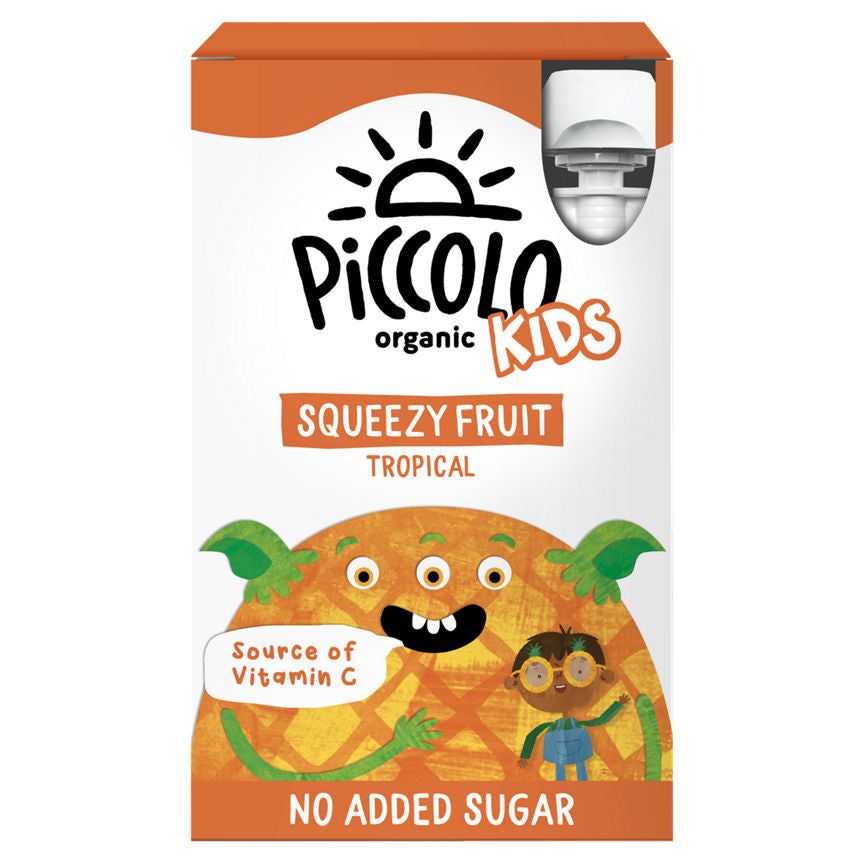 Piccolo Organic Kids Squeezy Fruit Tropical 4x GOODS ASDA   