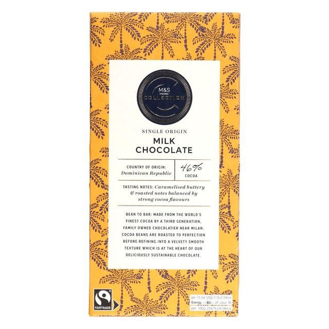 M&S Collection 46% Dominican Republic Milk Chocolate   100g