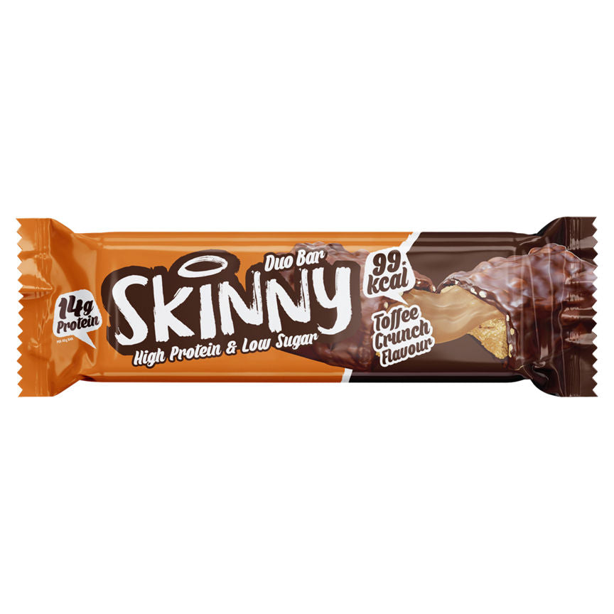 The Skinny Food Co. Duo Bar Toffee Crunch Flavour 2 x 30g GOODS ASDA   