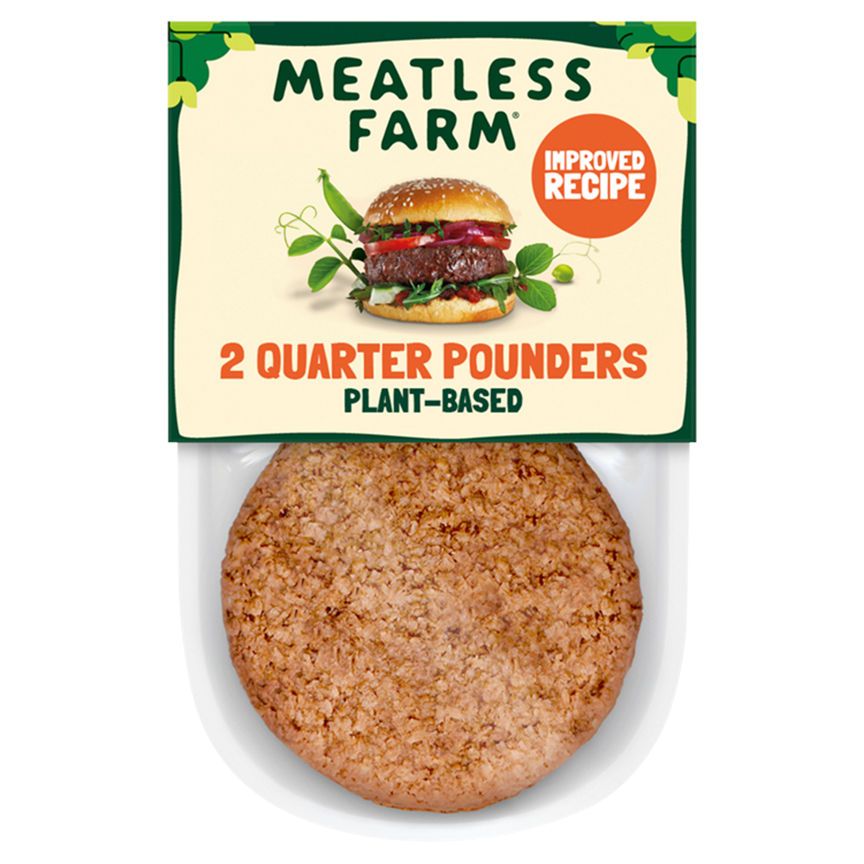 Meatless Farm Meatless Farm Plant-Based Burgers