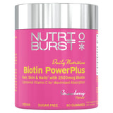 Nutriburst Biotin Power Plus Strawberry Flavour 60 Gummies GOODS ASDA   