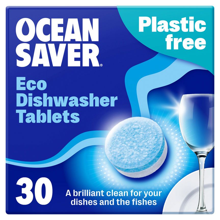 Ocean Saver 30 Eco Dishwasher Tablets GOODS ASDA   