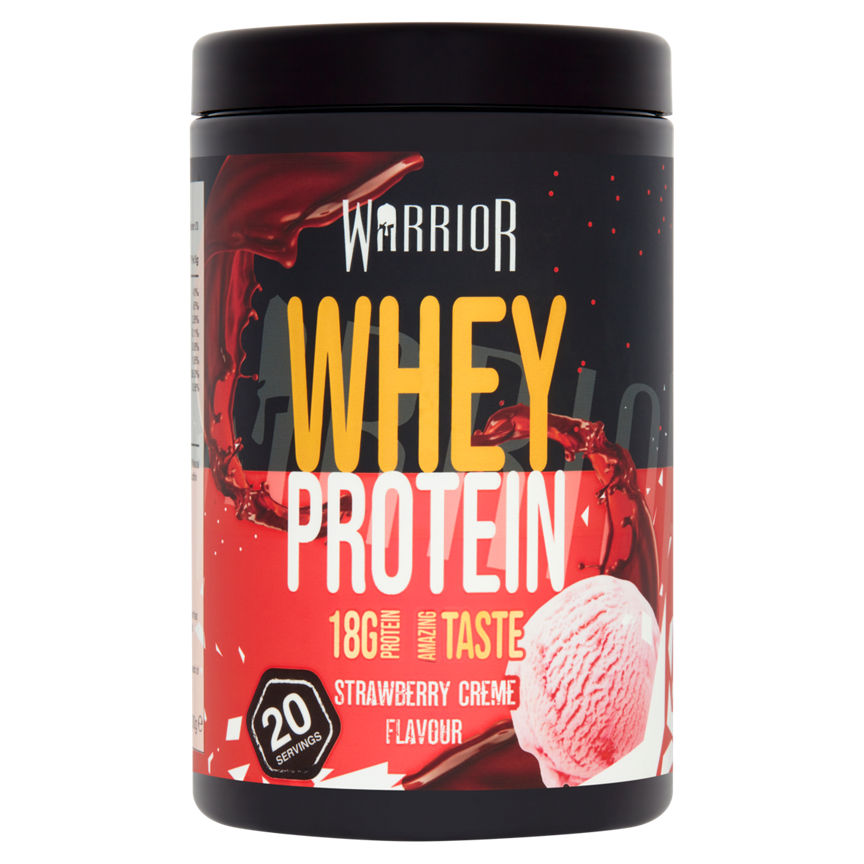 Warrior Whey Protein Strawberry Creme Flavour