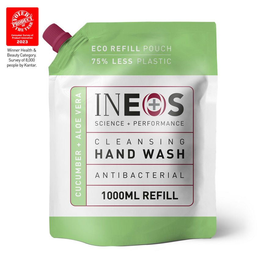 INEOS Cucumber + Aloe Vera Cleansing Hand Wash 1000ml