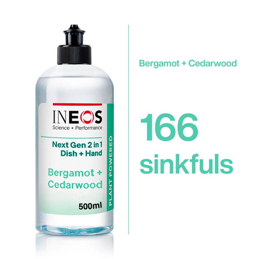 INEOS Next Gen 2 in 1 Dish + Hand Bergamot + Cedarwood