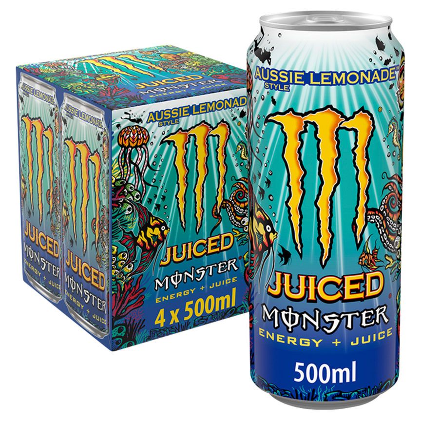 Monster Energy Aussie Style Lemonade GOODS ASDA   