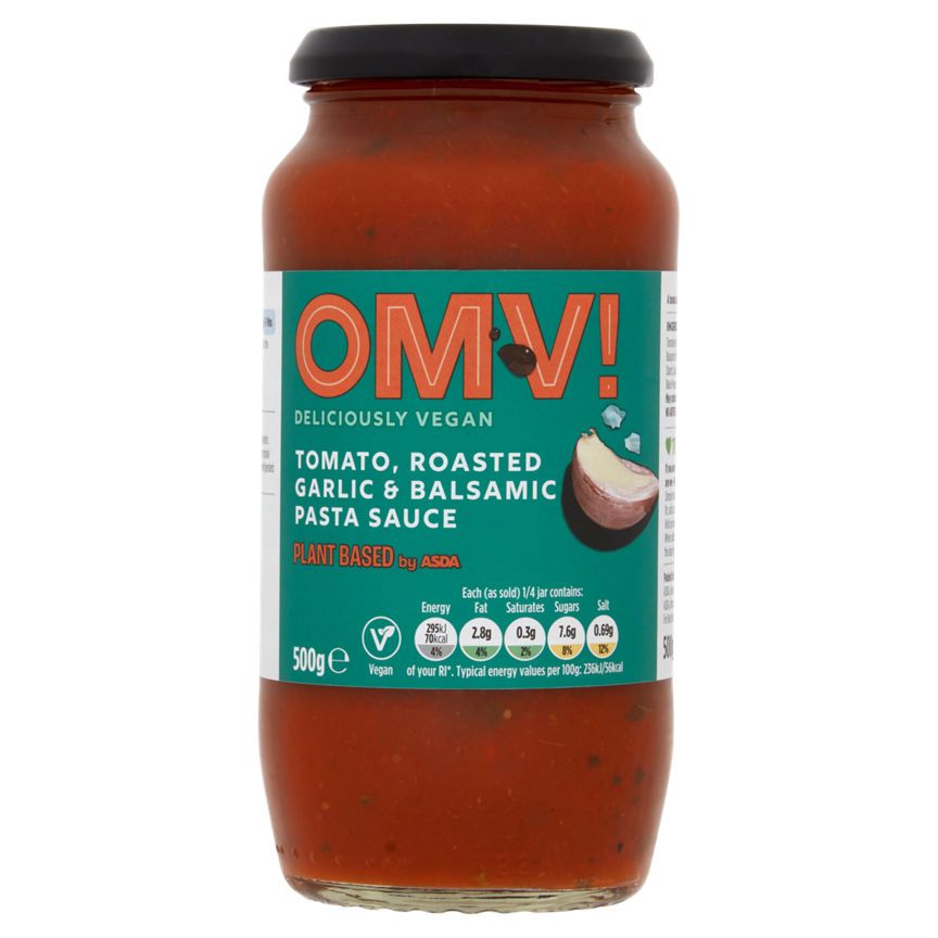 OMV! Deliciously Vegan Tomato, Roasted Garlic & Balsamic Pasta Sauce