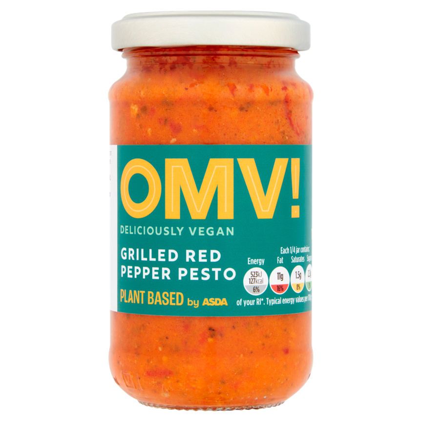 OMV! Deliciously Vegan Grilled Red Pepper Pesto GOODS ASDA   