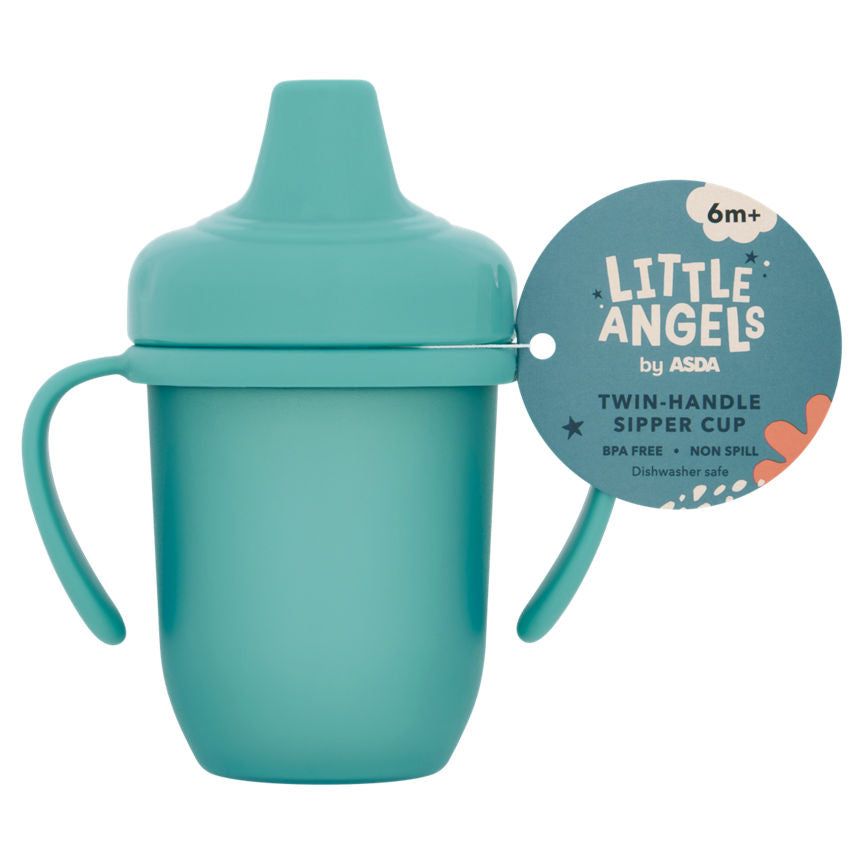 LITTLE ANGELS by ASDA Twin-Handle Sipper Cup 6m+ 210ml