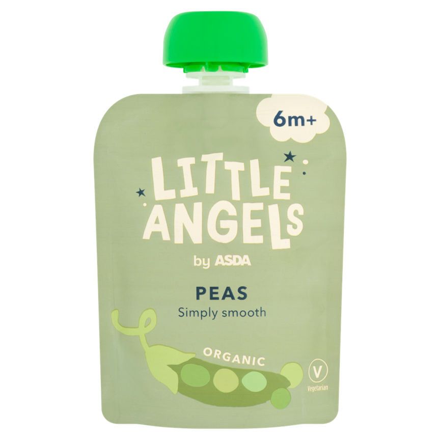 LITTLE ANGELS by ASDA Peas 6M+ 70g GOODS ASDA   