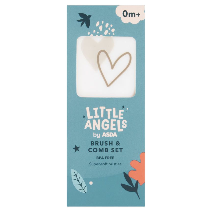 LITTLE ANGELS by ASDA Brush & Comb Set 0m+ GOODS ASDA   