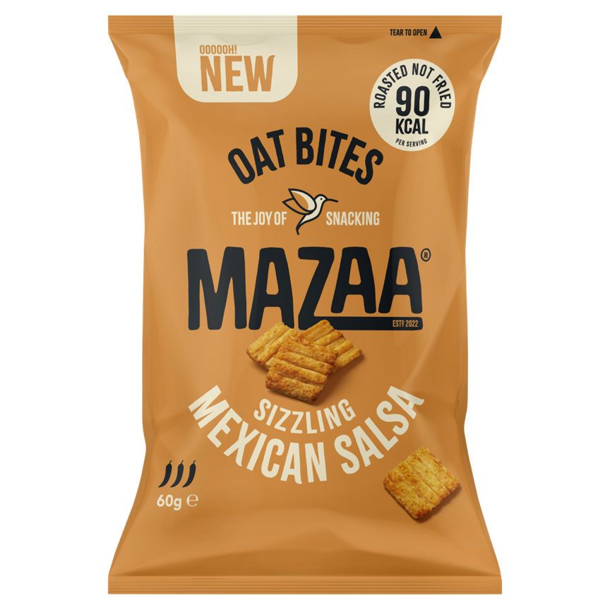 Mazaa Oat Bites Sizzling Mexican Salsa