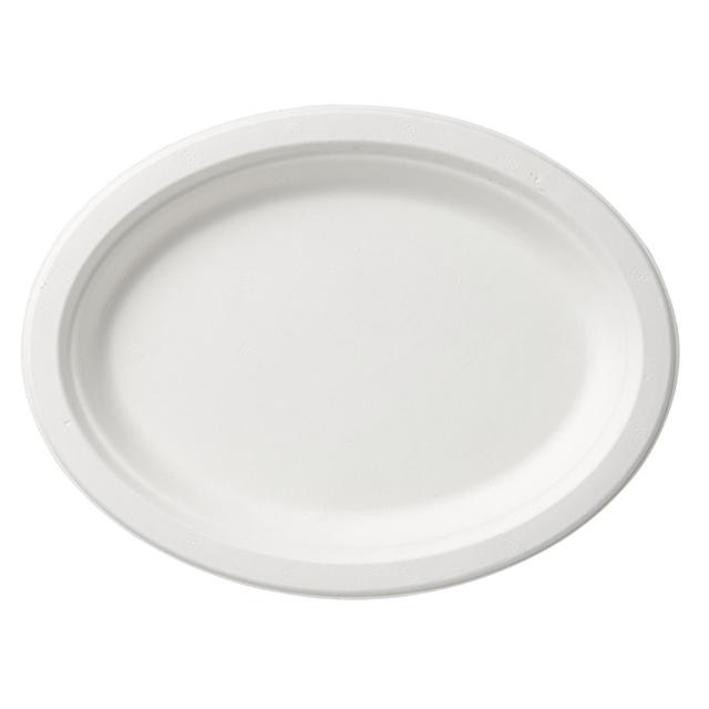 White Microwaveable Buffet Platters   3 per pack