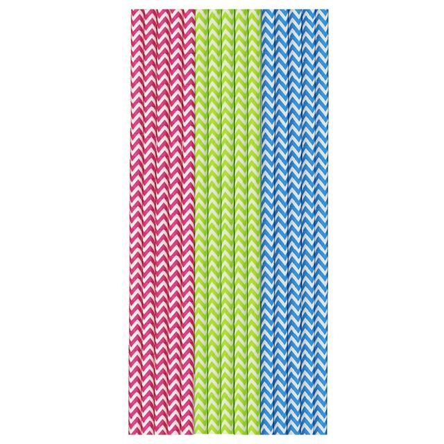 Party Recyclable Paper Straws   50 per pack GOODS M&S   