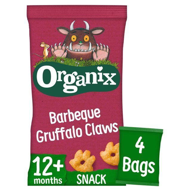 Organix Barbeque Organic Gruffalo Claws 12 mths+ Multipack   4 x 15g GOODS M&S   