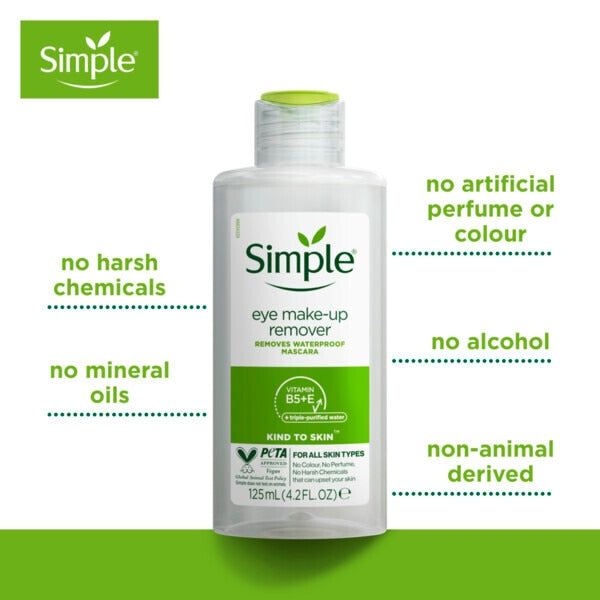 Simple Kind to Skin Eye Make-Up Remover 125ml