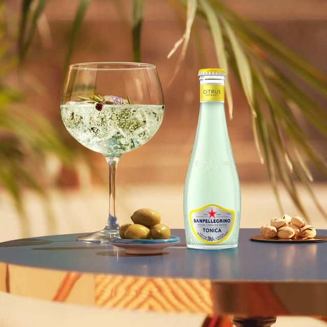 San Pellegrino Citrus Tonic Water Glass   4 x 200ml GOODS M&S   