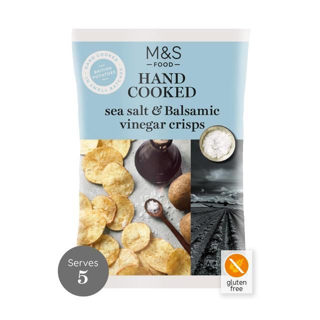 M&S Sea Salt & Balsamic Vinegar Crisps   150g GOODS M&S   