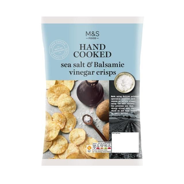 M&S Sea Salt & Balsamic Vinegar Crisps   150g GOODS M&S   