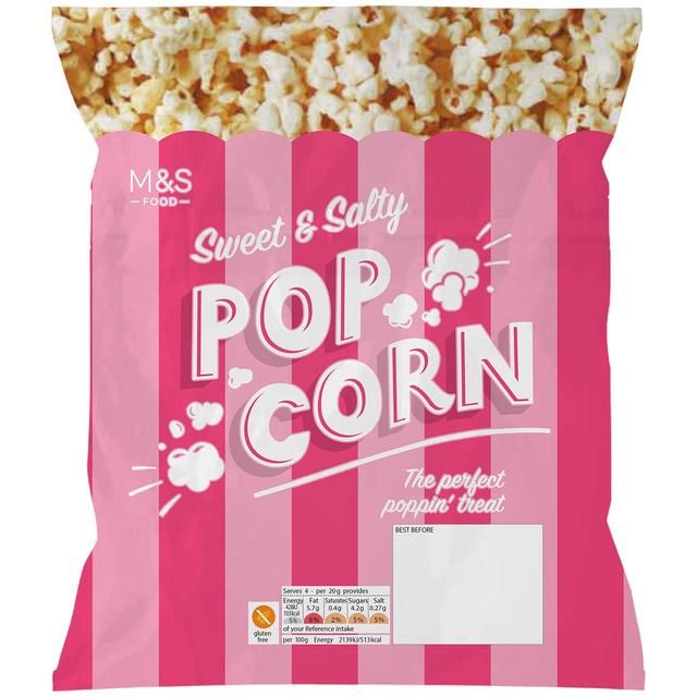 M&S Sweet & Salty Popcorn   80g GOODS M&S   