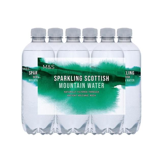 M&S Sparkling Scottish Mountain Water   6 x 500ml