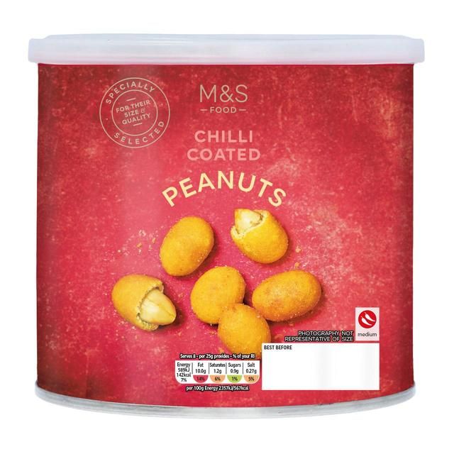 M&S Chilli Coated Peanuts   200g