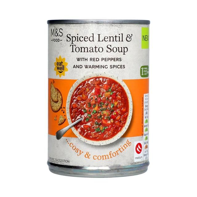 M&S Spiced Lentil & Tomato Soup   400g GOODS M&S   