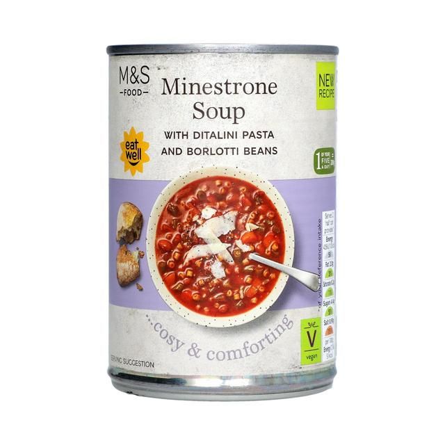 M&S Minestrone Soup   400g GOODS M&S   