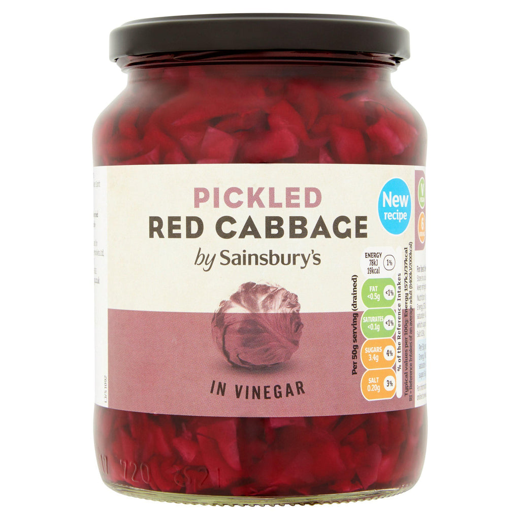 Sainsbury's Pickled Red Cabbage in Vinegar 680g (300g*)