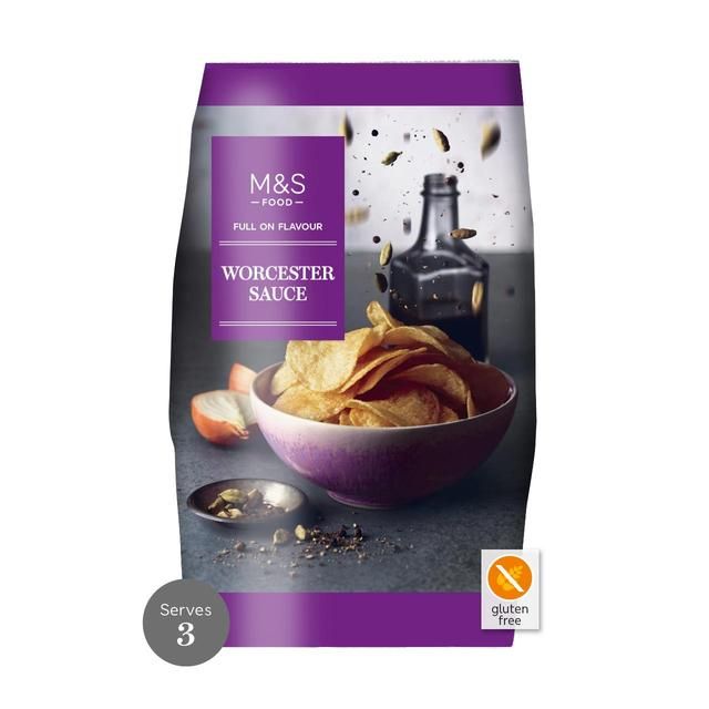 M&S Worcester Sauce Crisps   150g