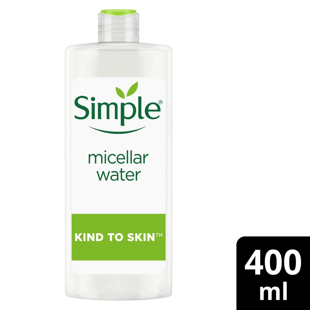 Simple Kind to Skin Instantly Hydrating Micellar Cleansing Water & Make-Up Remover 400ml