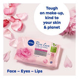 Nivea Biodegradable Rose Care Micellar Wipes, 25 Wipes GOODS Superdrug   