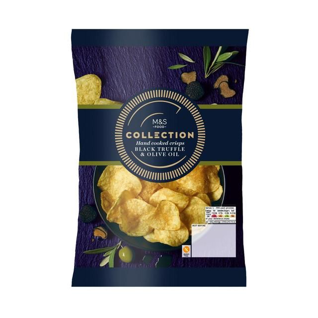 M&S Collection Truffle & Olive Oil Crisps   150g