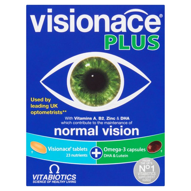 Vitabiotics Visionace Plus Tablets   2 x 28 per pack