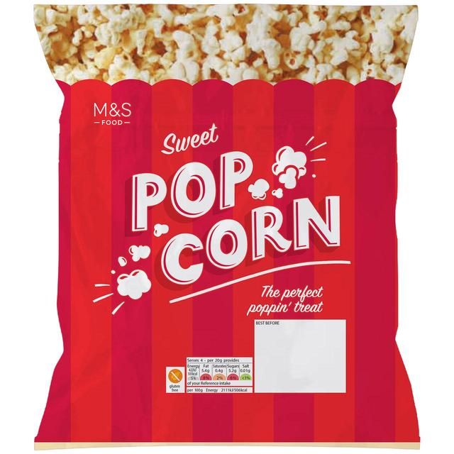 M&S Sweet Popcorn   80g GOODS M&S   