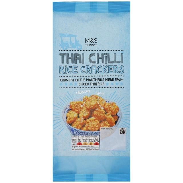 M&S Thai Chilli Rice Crackers   150g