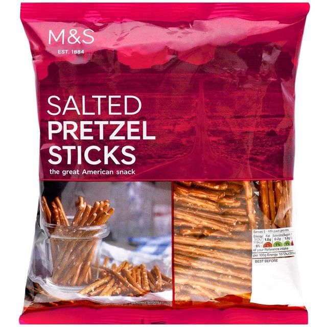 M&S Salted Pretzel Sticks   150g