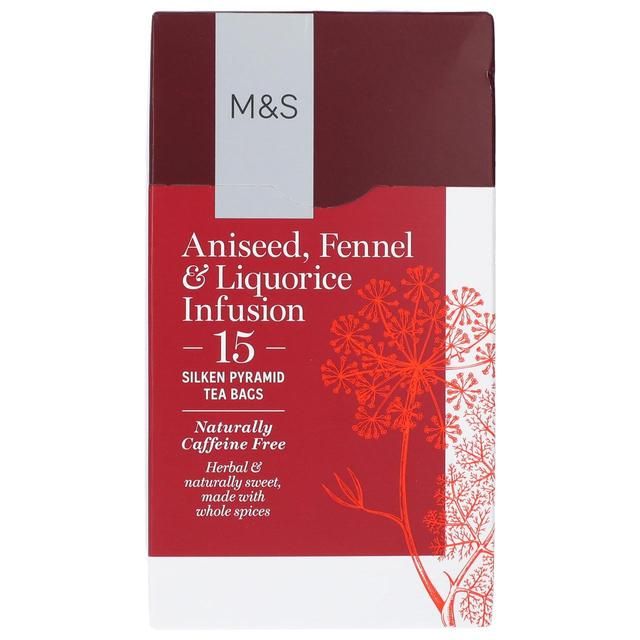 M&S Aniseed Fennel & Liquorice Infusion Tea Bags   15 per pack