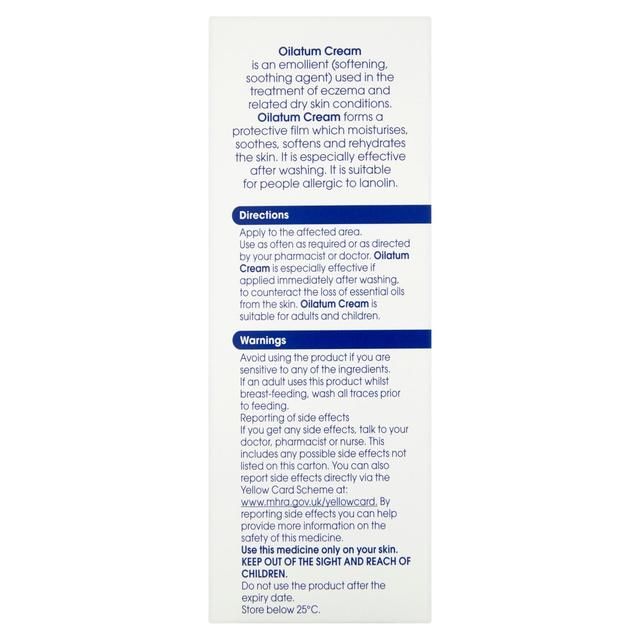 Oilatum Cream Eczema & Dry Skin Emollient    150g