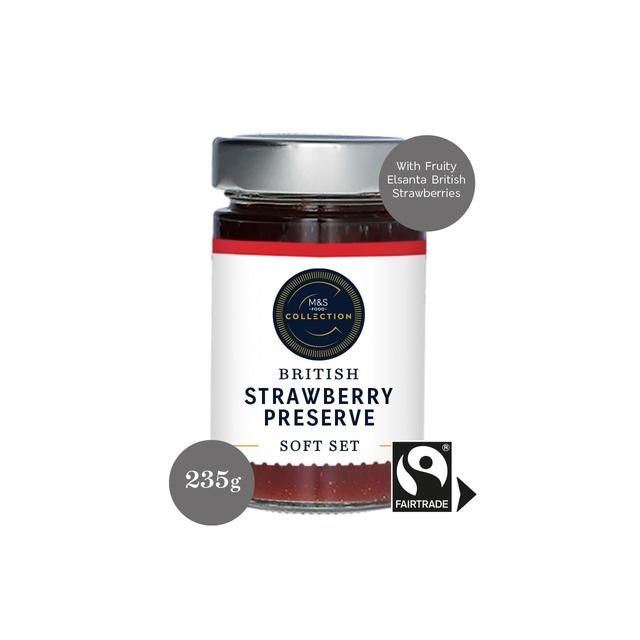 M&S Fair Trade British Strawberry Jam   250g