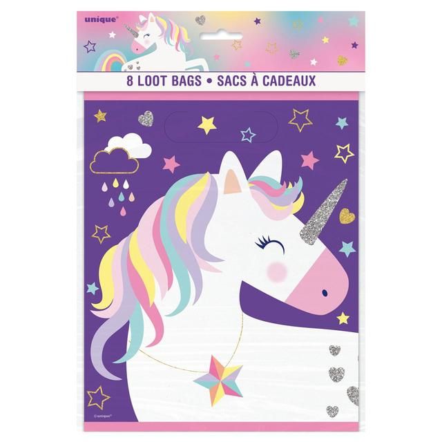 Magical Unicorn Party Bags   8 per pack