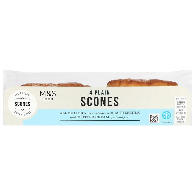 M&S Plain Scones   4 per pack