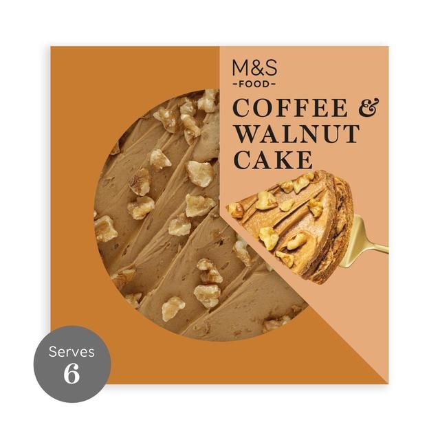 M&S Colombian Coffee and Walnut Cake   425g GOODS M&S   