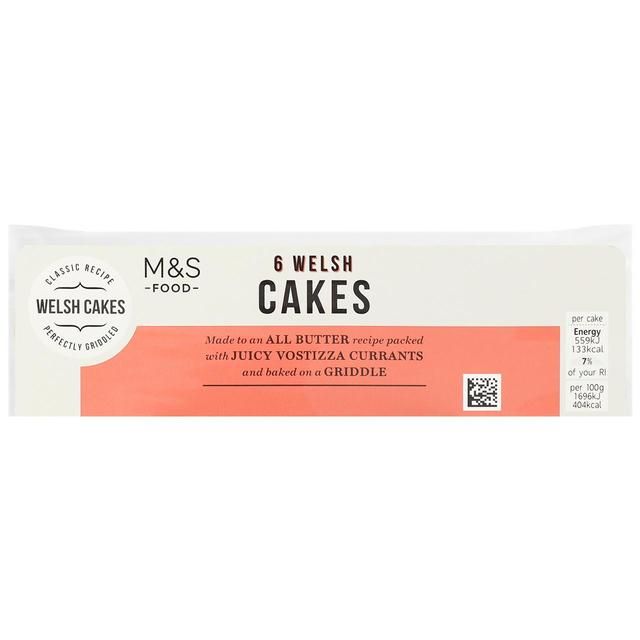 M&S Welsh Cakes   6 per pack