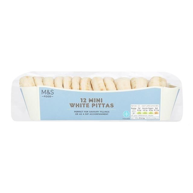 M&S Small White Pittas   12 per pack