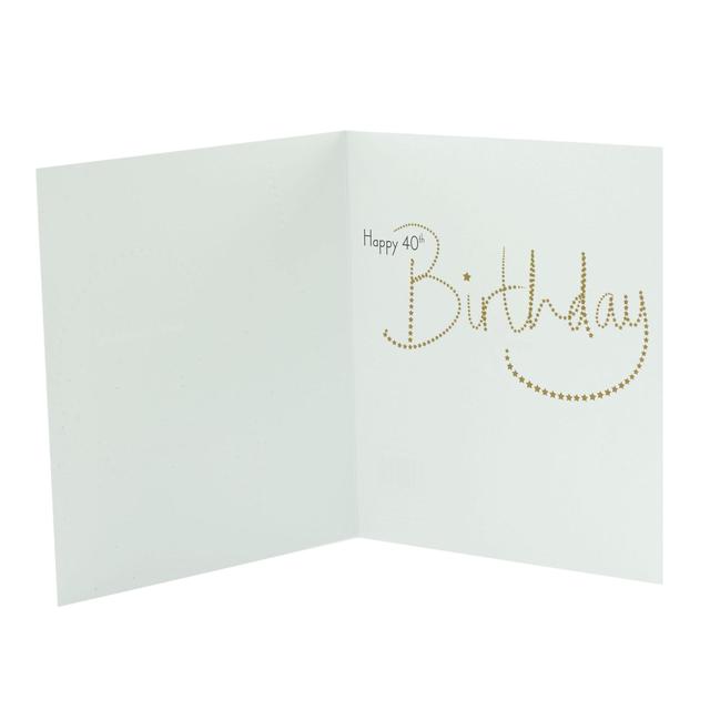 Time To Celebrate 40th Birthday Card GOODS M&S   