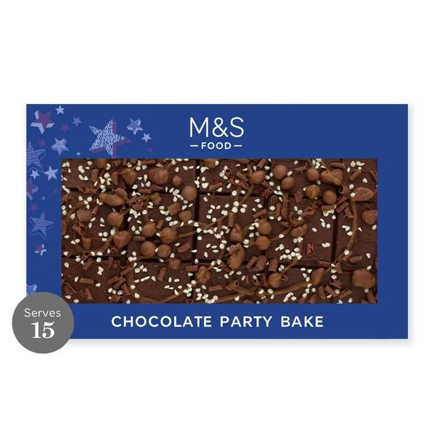 M&S Chocolate Party Cake   860g GOODS M&S   